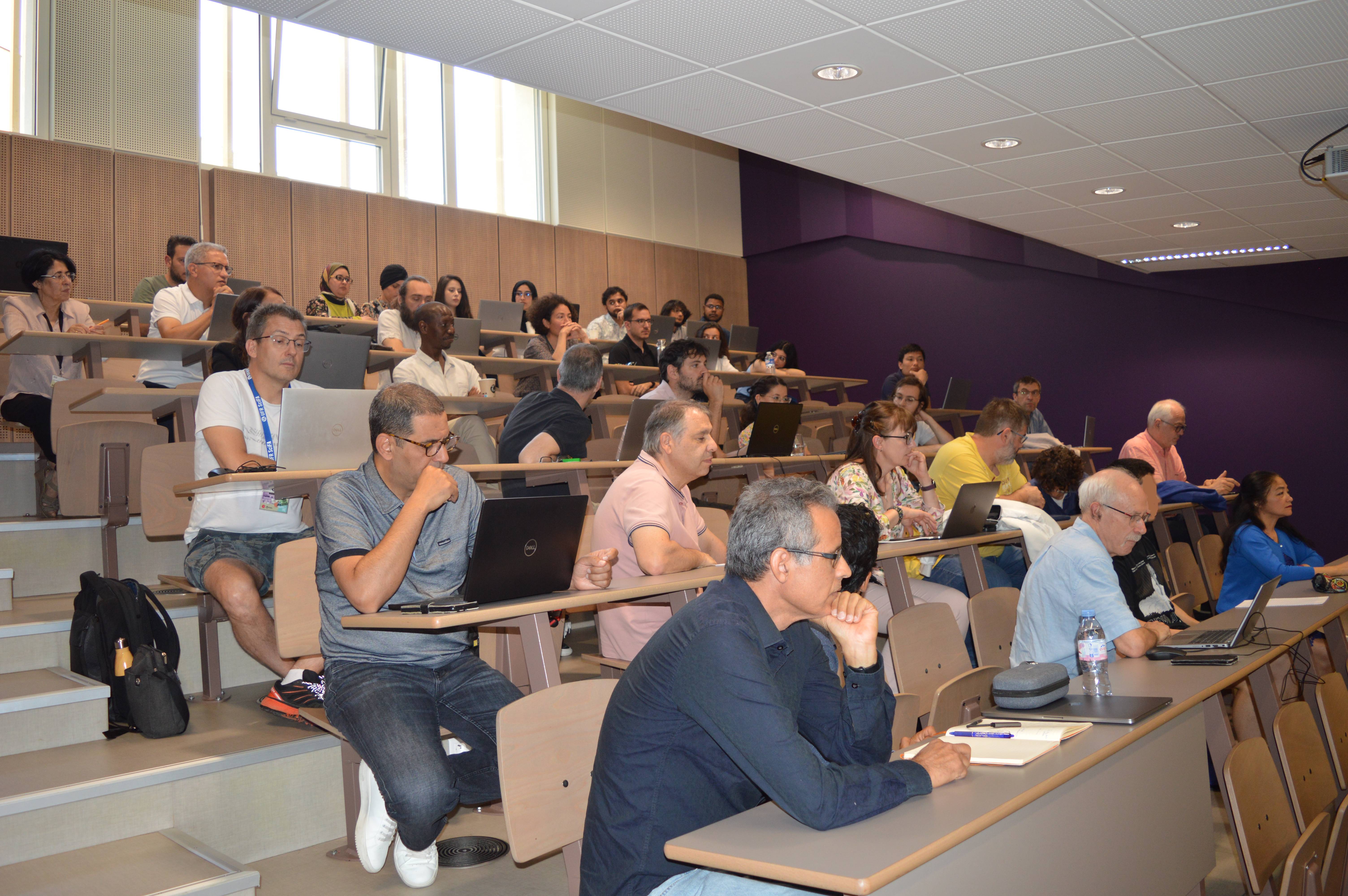 Membres du LCOMS participants à la journée