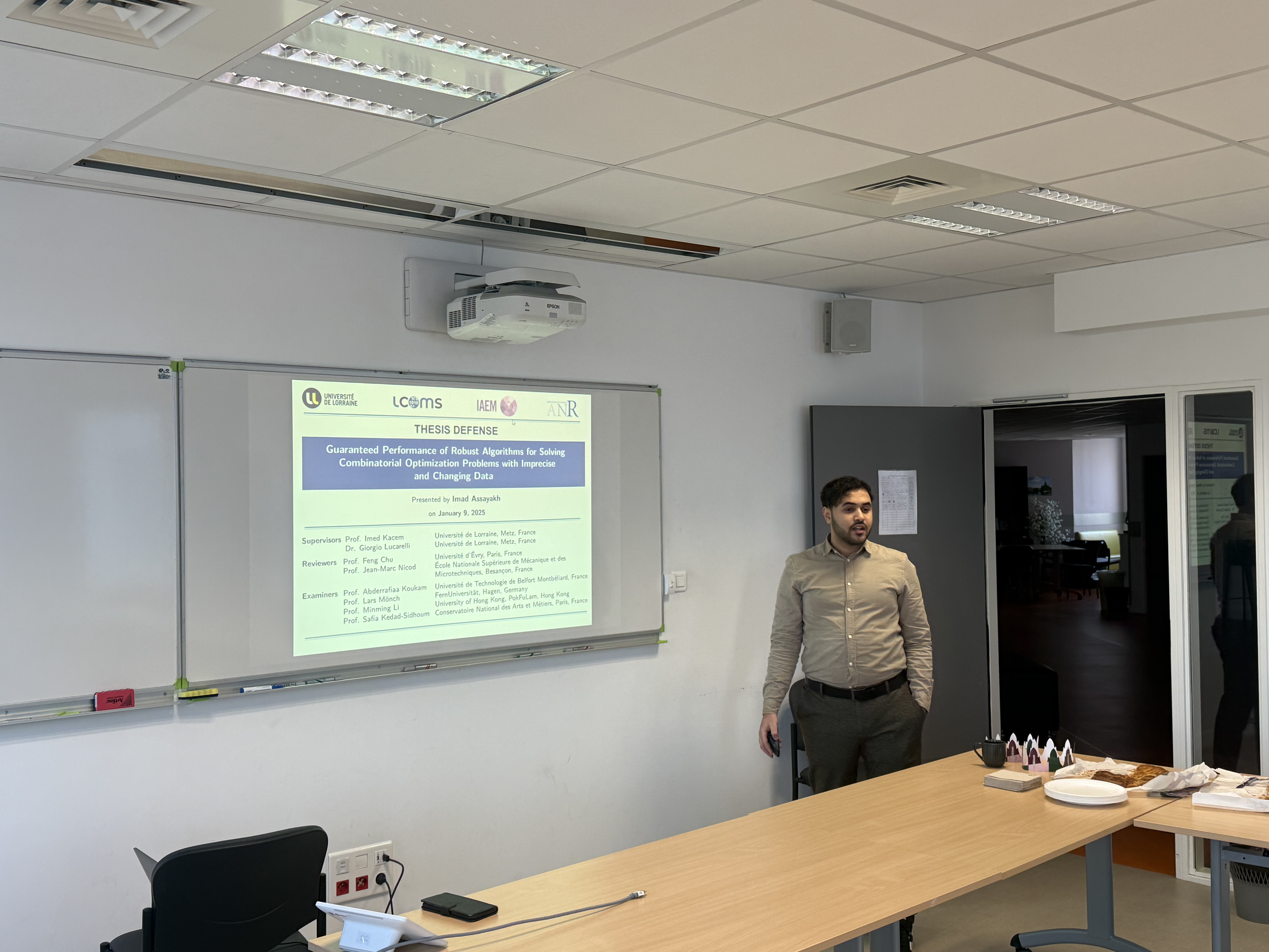 Exposé scientifique d’Imad ASSAYAKH